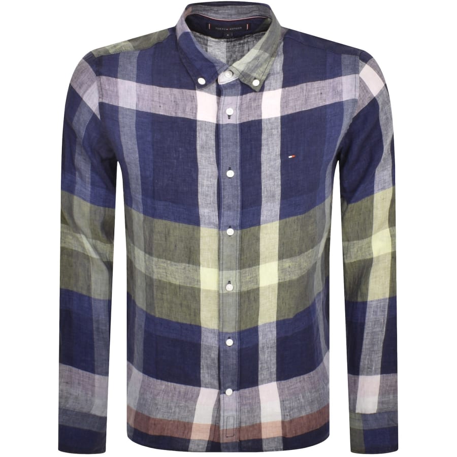 Tommy hilfiger button down long sleeve 2025